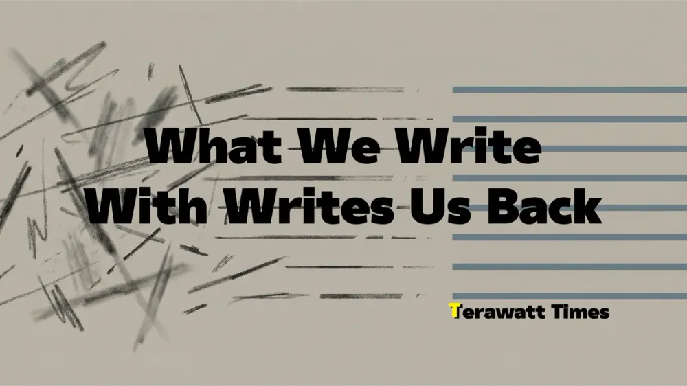 What We Write With Writes Us Back