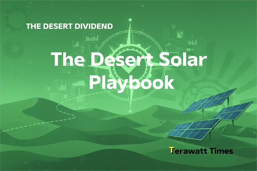 The Desert Solar Playbook: Why 185 Projects Failed and 27 Delivered 15%+ IRRs