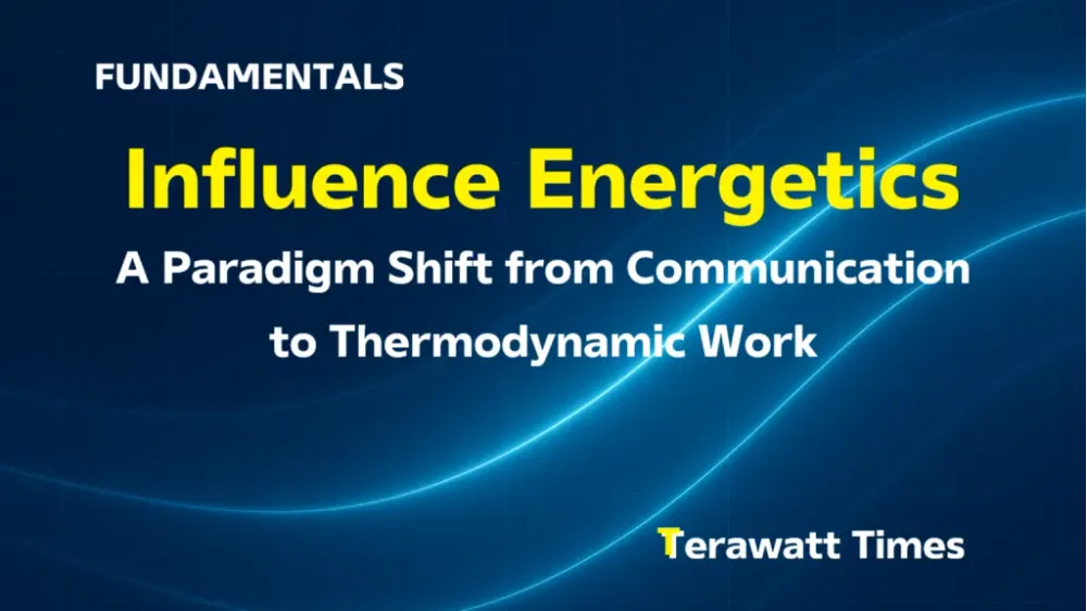 Influence Energetics: A Paradigm Shift from Communication to Thermodynamic Work