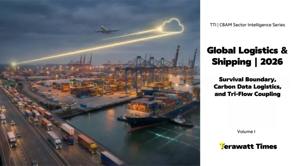 CBAM Survival Boundary for Global Logistics: Carbon Data and Competitive Restructuring Through a Tri-Flow Coupling Framework