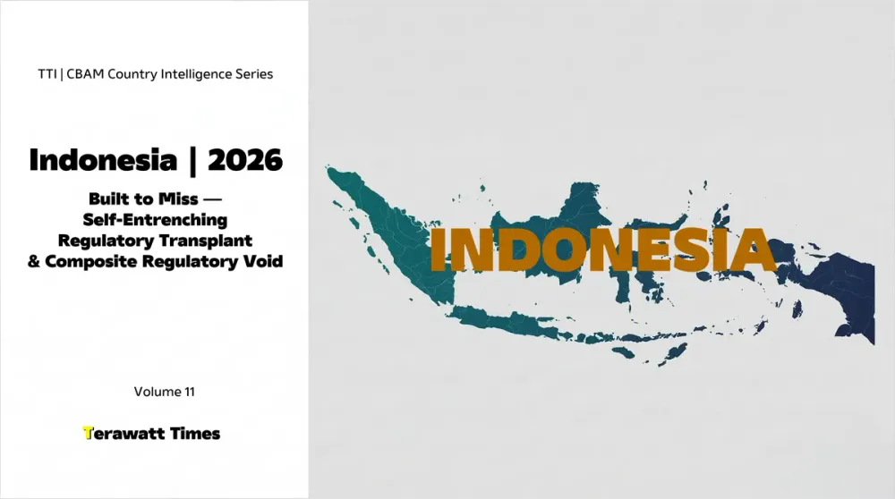 CBAM Country Intelligence Indonesia 2026: Built to Miss — Self-Entrenching Regulatory Transplant and Composite Regulatory Void