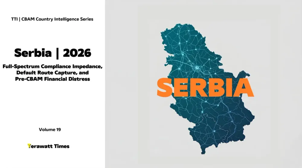 CBAM Country Intelligence Serbia 2026: Full-Spectrum Compliance Impedance, Default Route Capture, and Pre-CBAM Financial Distress