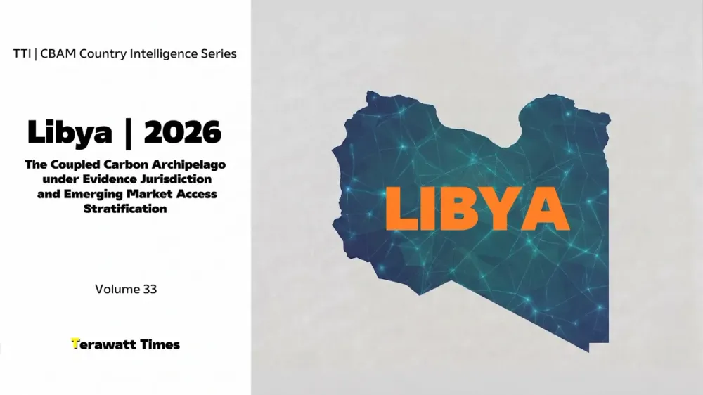 CBAM Country Intelligence Libya 2026: The Coupled Carbon Archipelago under Evidence Jurisdiction and Emerging Market Access Stratification