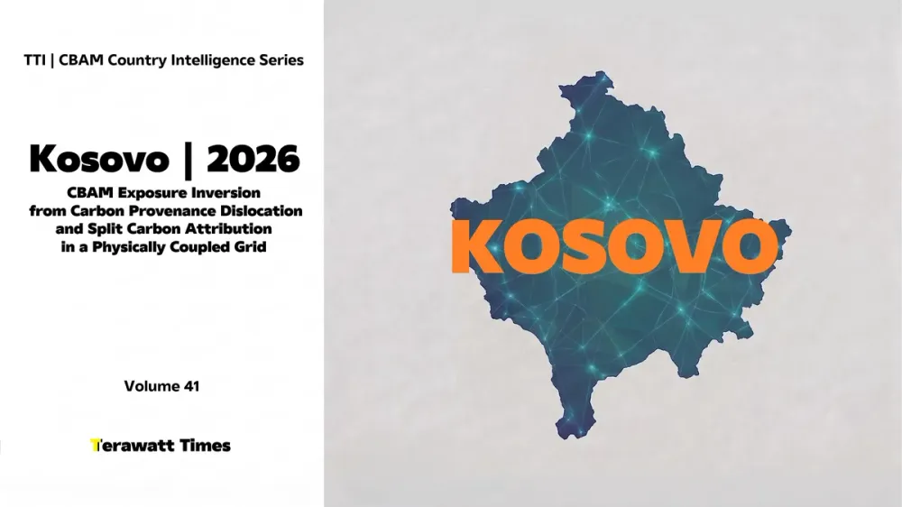 CBAM Country Intelligence Kosovo 2026: CBAM Exposure Inversion from Carbon Provenance Dislocation and Split Carbon Attribution in a Physically Coupled Grid