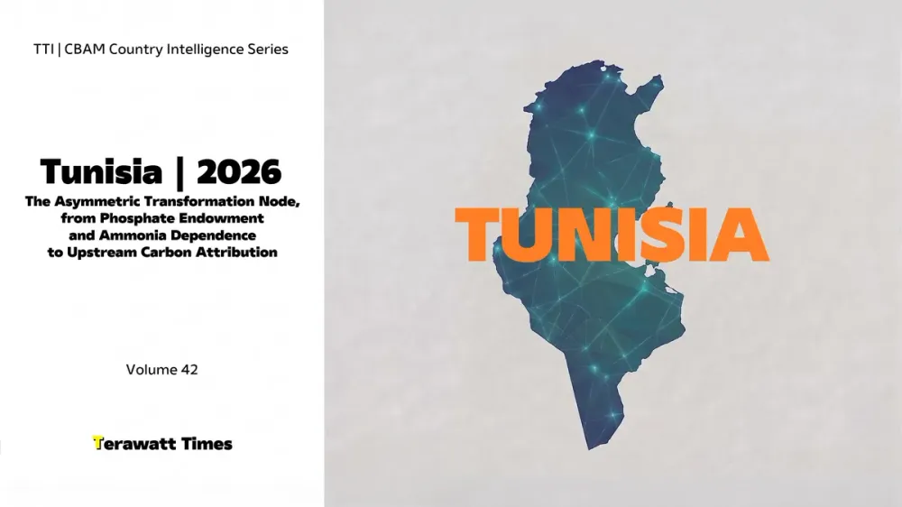 CBAM Country Intelligence Tunisia 2026: The Asymmetric Transformation Node, from Phosphate Endowment and Ammonia Dependence to Upstream Carbon Attribution