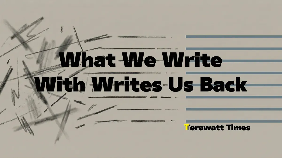 What We Write With Writes Us Back