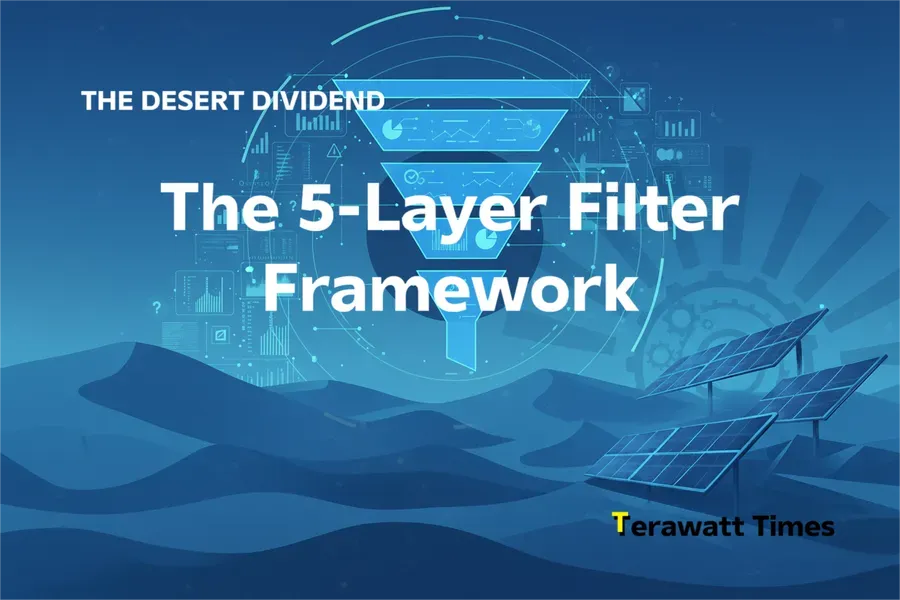 The 5-Layer Filter Framework: A Survival Test for Desert Solar Investors