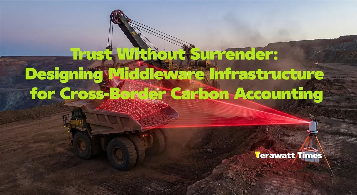 Trust Without Surrender: Designing Middleware Infrastructure for Cross-Border Carbon Accounting
