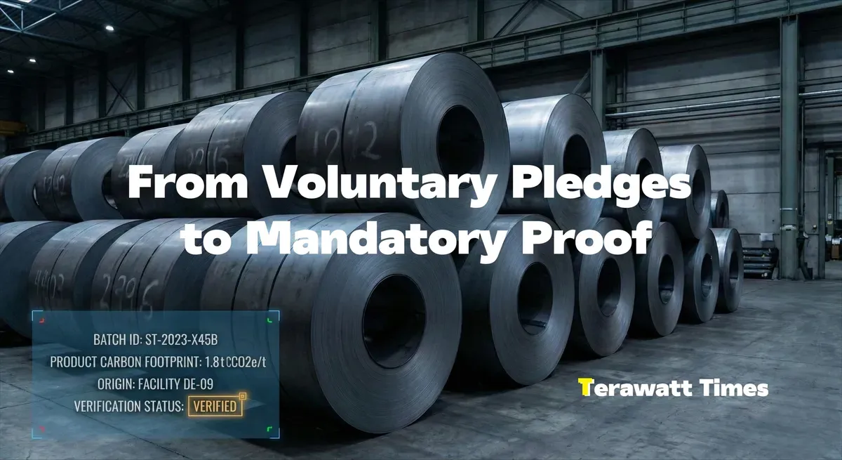 From Voluntary Pledges to Mandatory Proof: CBAM, DPP, and the Rise of Verification Imperium