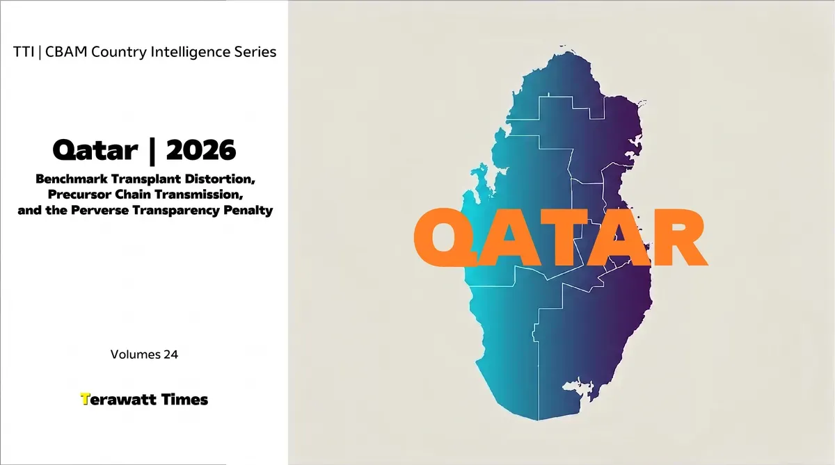 CBAM Country Intelligence Qatar 2026: Benchmark Transplant Distortion, Precursor Chain Transmission, and the Perverse Transparency Penalty