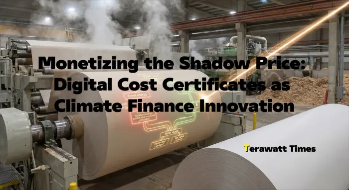 Monetizing the Shadow Price: Digital Cost Certificates as Climate Finance Innovation
