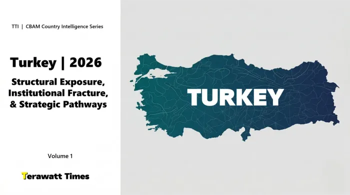 CBAM Country Intelligence Turkey 2026: Structural Exposure, Institutional Fracture, and Strategic Pathways