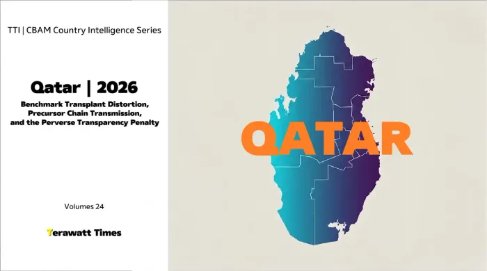CBAM Country Intelligence Qatar 2026: Benchmark Transplant Distortion, Precursor Chain Transmission, and the Perverse Transparency Penalty