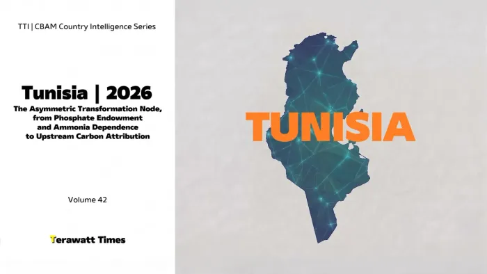 CBAM Country Intelligence Tunisia 2026: The Asymmetric Transformation Node, from Phosphate Endowment and Ammonia Dependence to Upstream Carbon Attribution
